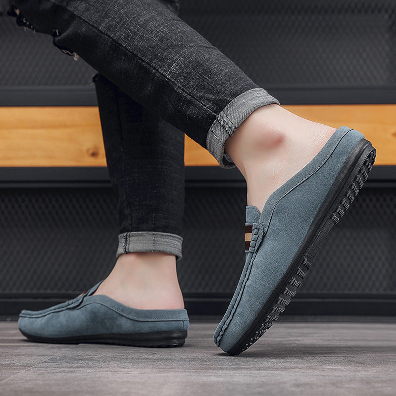 Mens Open Heel Slip-On Loafer