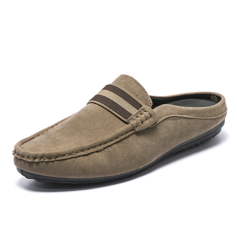 Mens Open Heel Slip-On Loafer