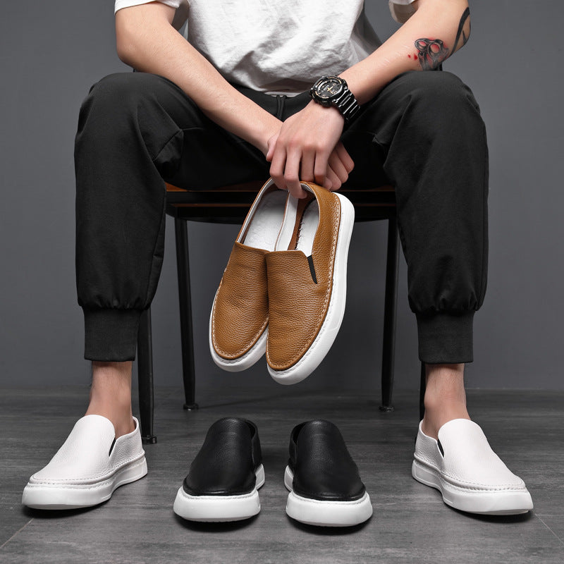 Mens Genuine Leather Casual Loafer