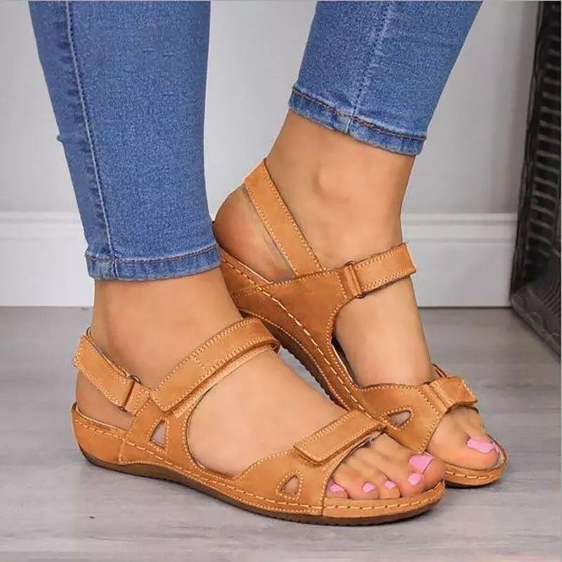 Ergonomic Sole Strappy Sandals