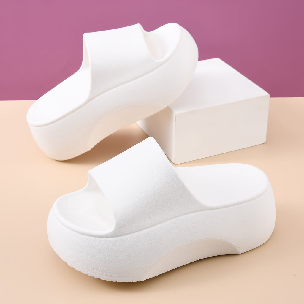 Elevated Platform Slide Sandals