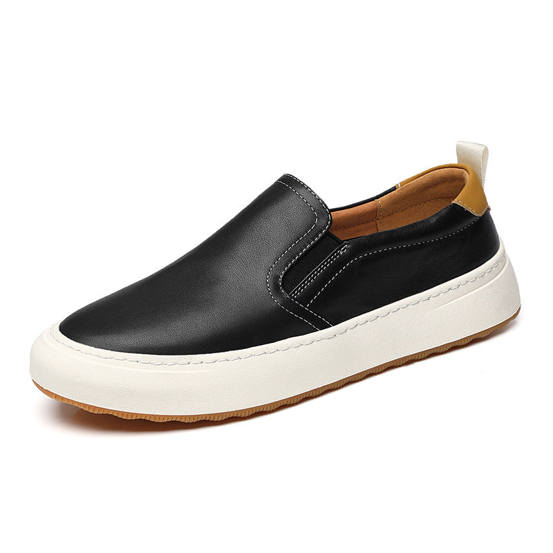 Mens Perforated Leather Summer Loafer