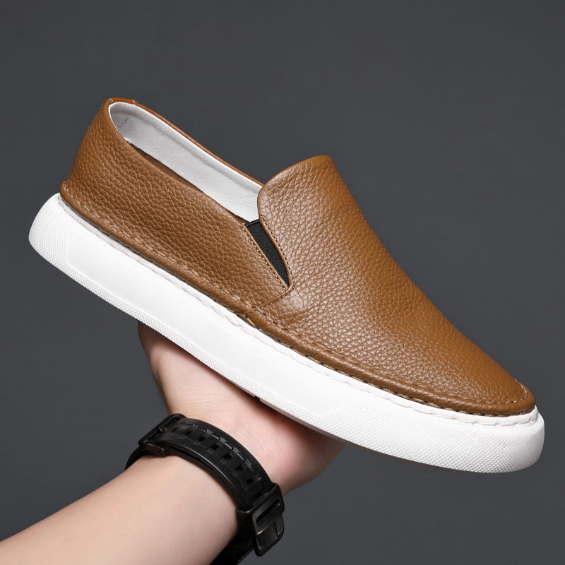 Mens Genuine Leather Casual Loafer