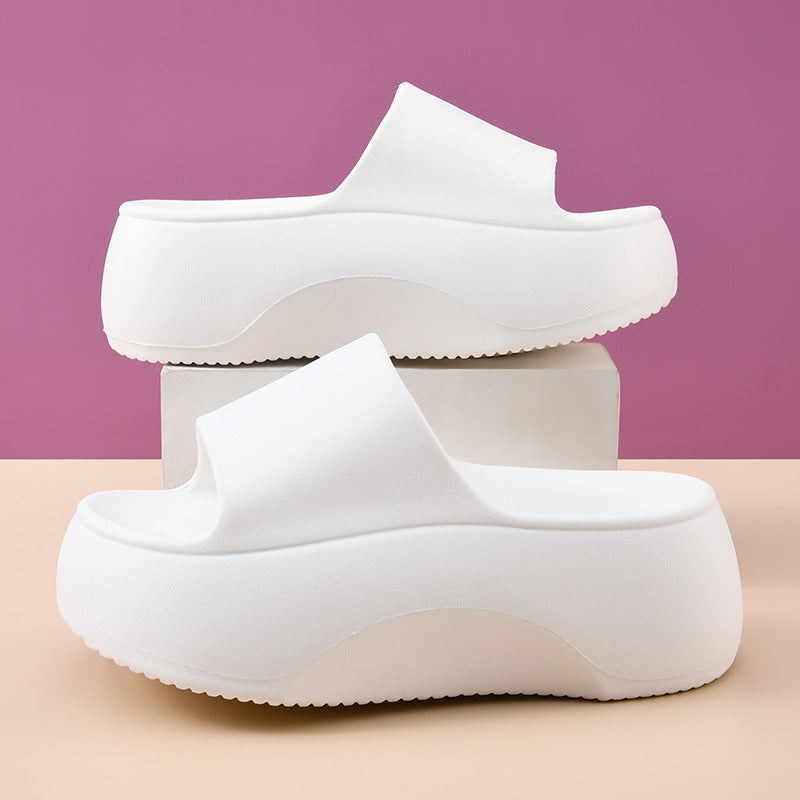 Elevated Platform Slide Sandals