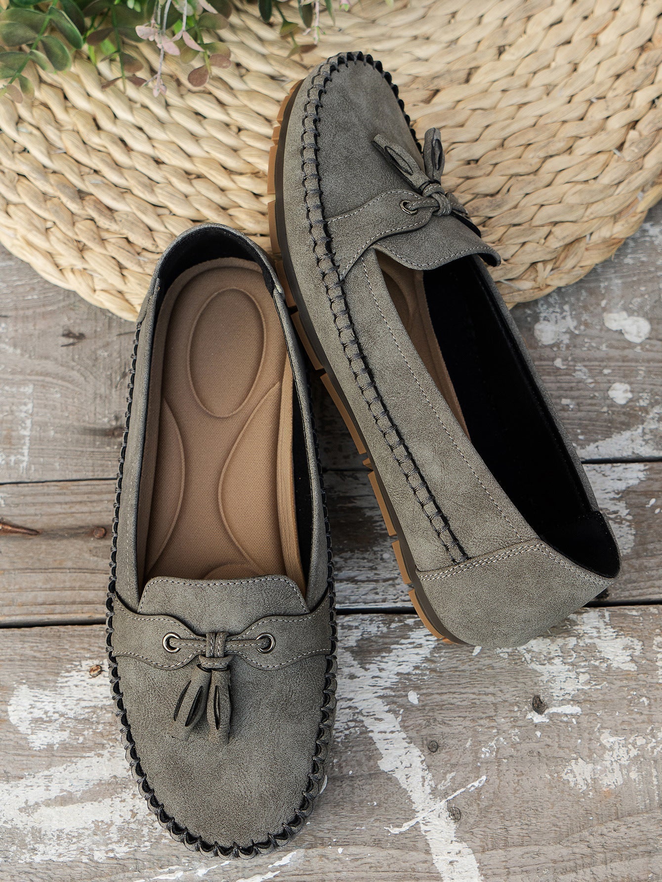 Womens Orthopedic Loafers Arch Support Four Color