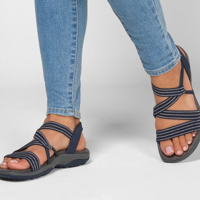 Slip-On Sport Sandals Arch Support