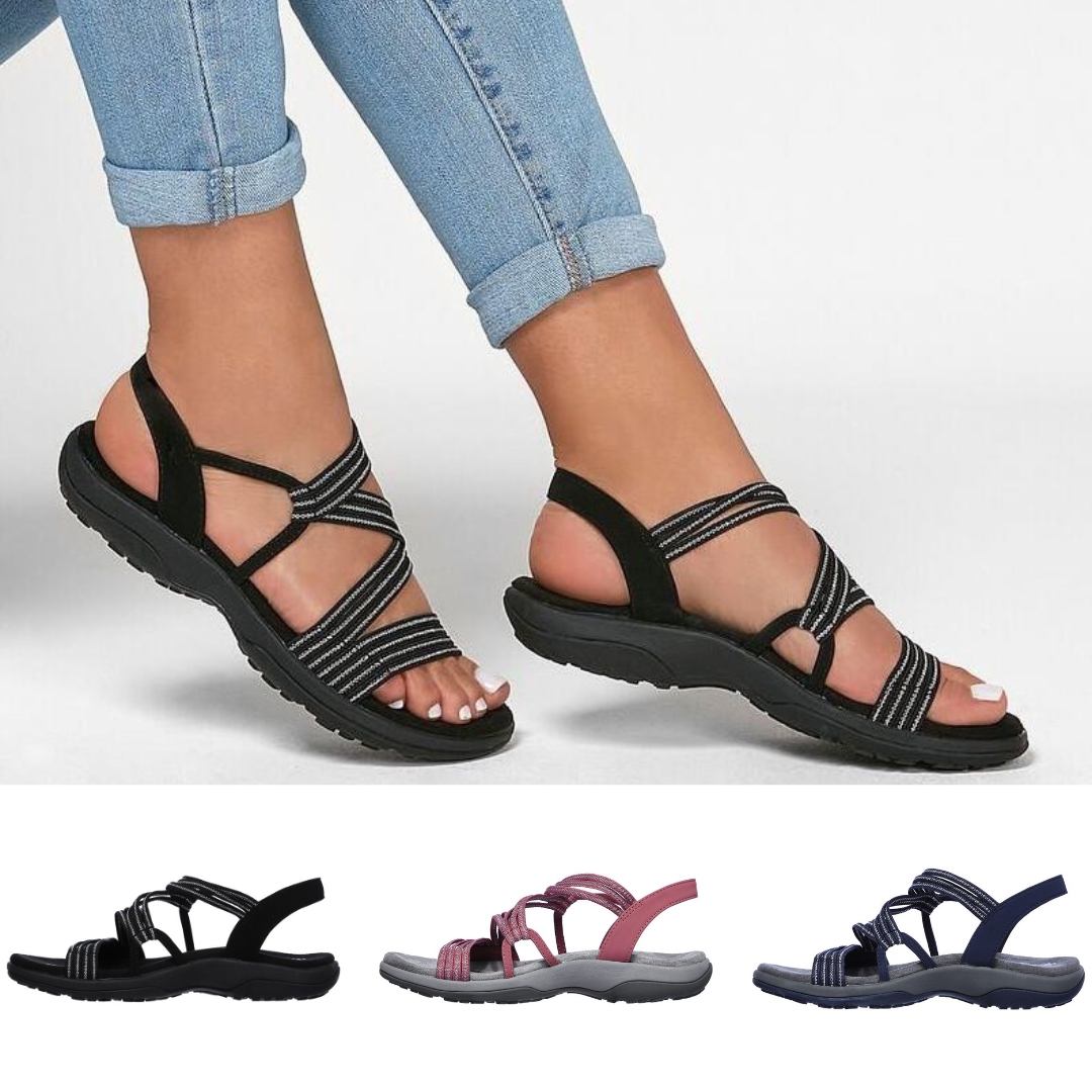 Slip-On Sport Sandals Arch Support