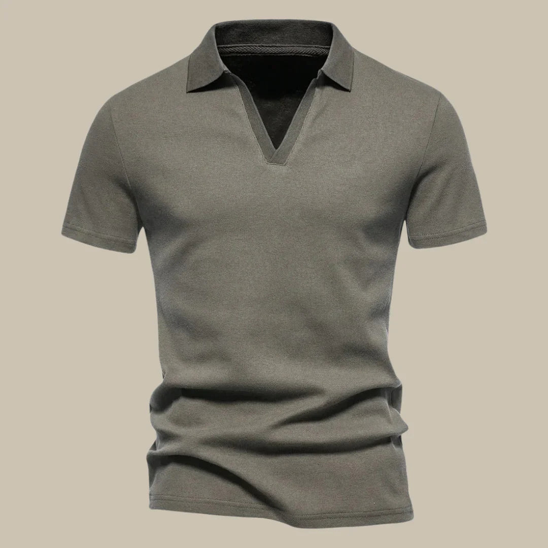 Merino Wool Polo Shirt Short Sleeve Breathable