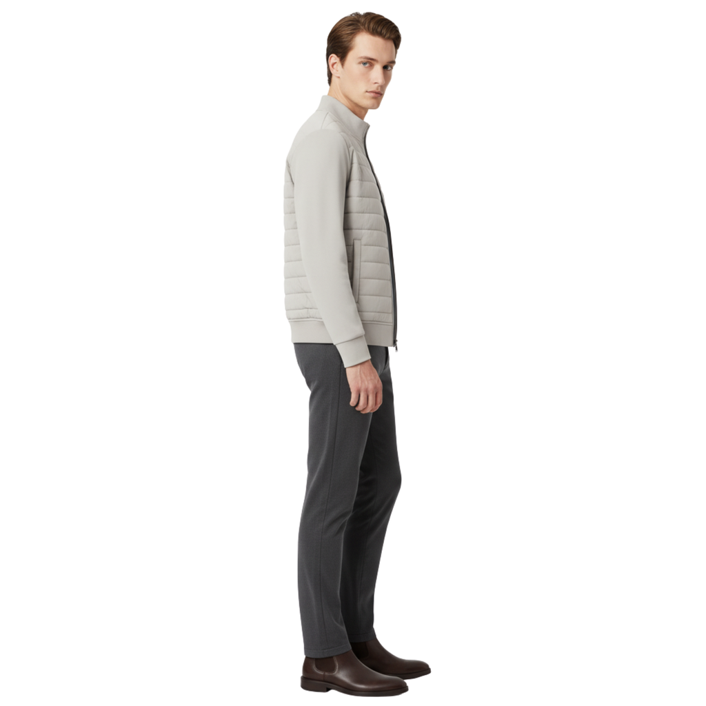 Mens Quilted Puffer Bomber