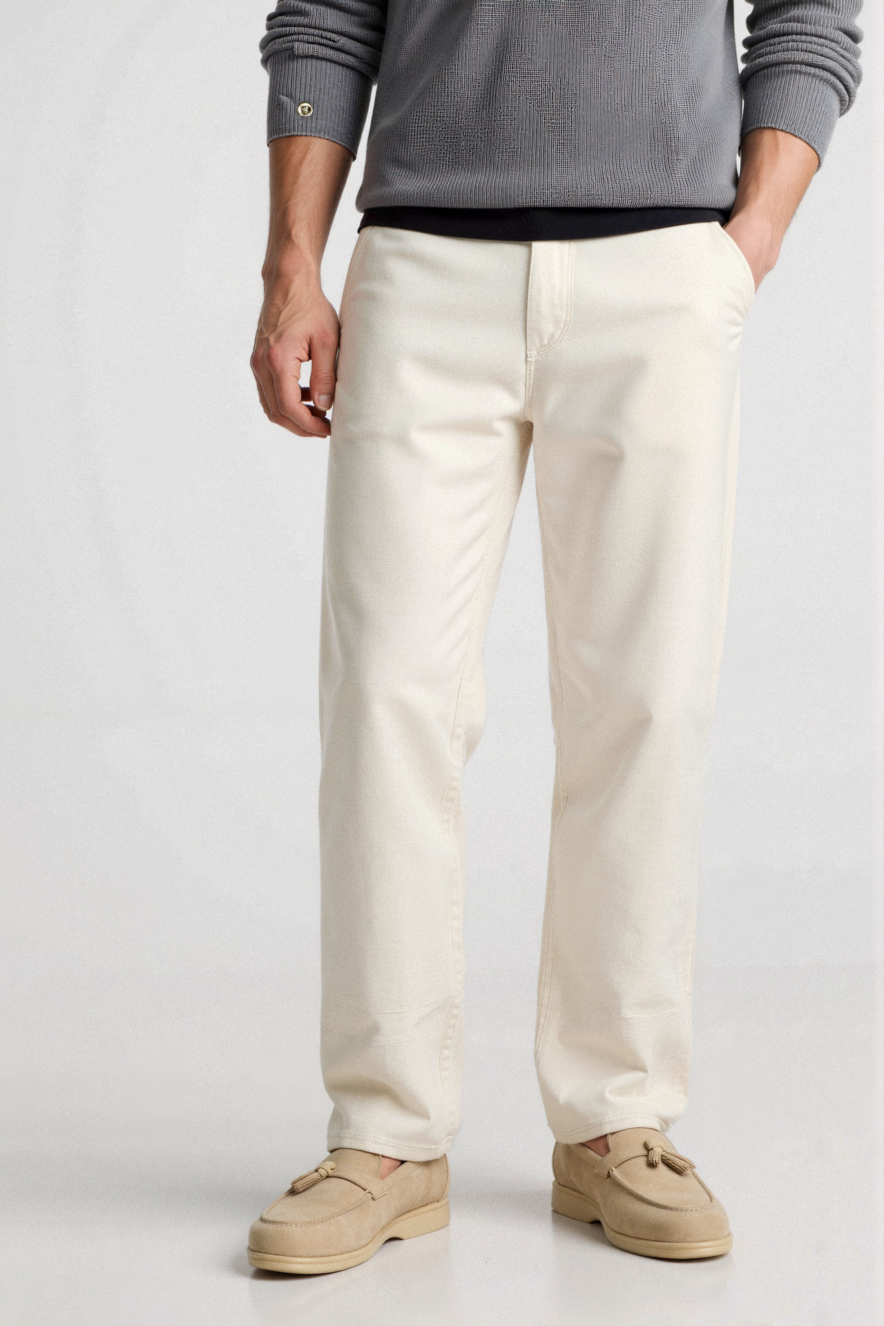 Mens Tassel Loafer Slip On Two Color