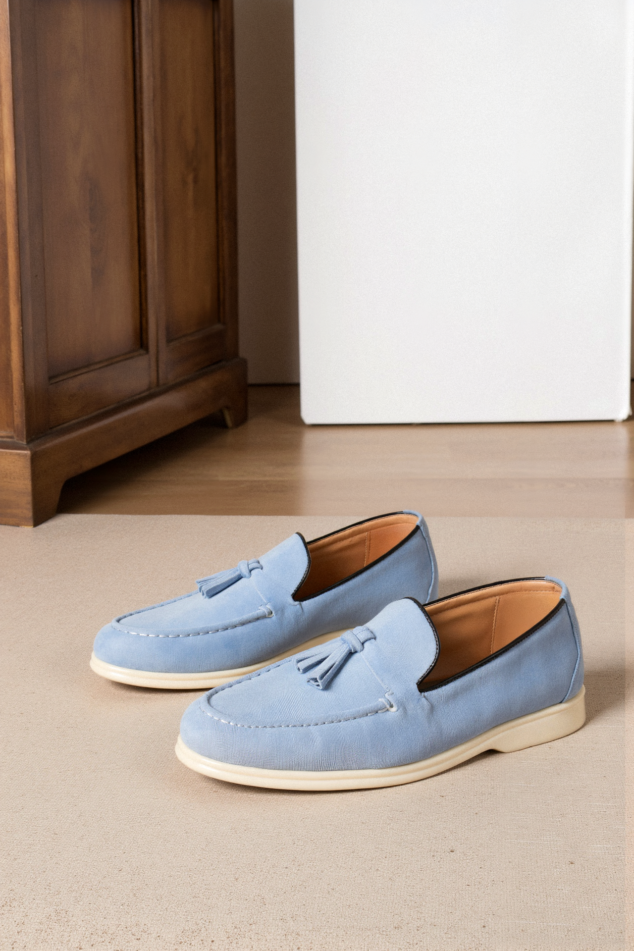 Mens Tassel Loafer Slip On Two Color