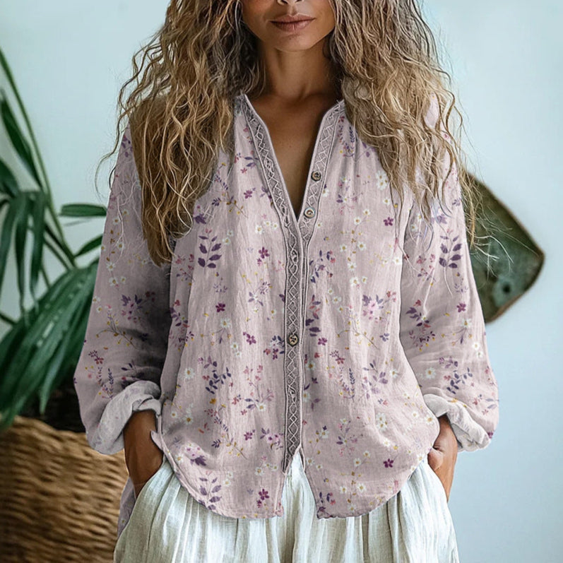 Elegant Blouse Tailored Shirt Silhouette Long Sleeve