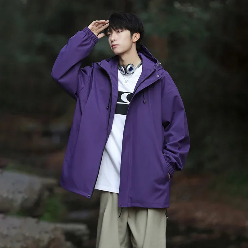 Men's Ski Jacket Hooded Plus Size Winter Outerwear