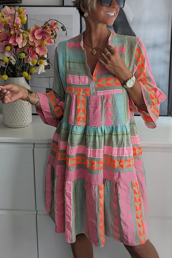 Spring Dress A-Line Ruffle