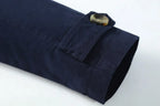 Men's Long Trench Coat Formal Classic Autumn Outerwear