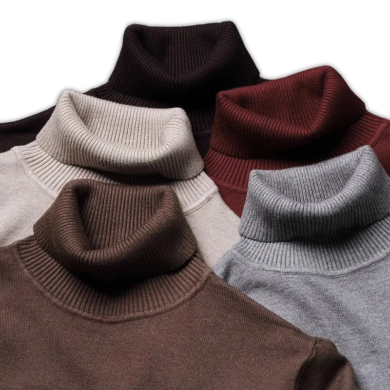 Women's Turtleneck Sweater Nordic Soft Knit Scandinavian