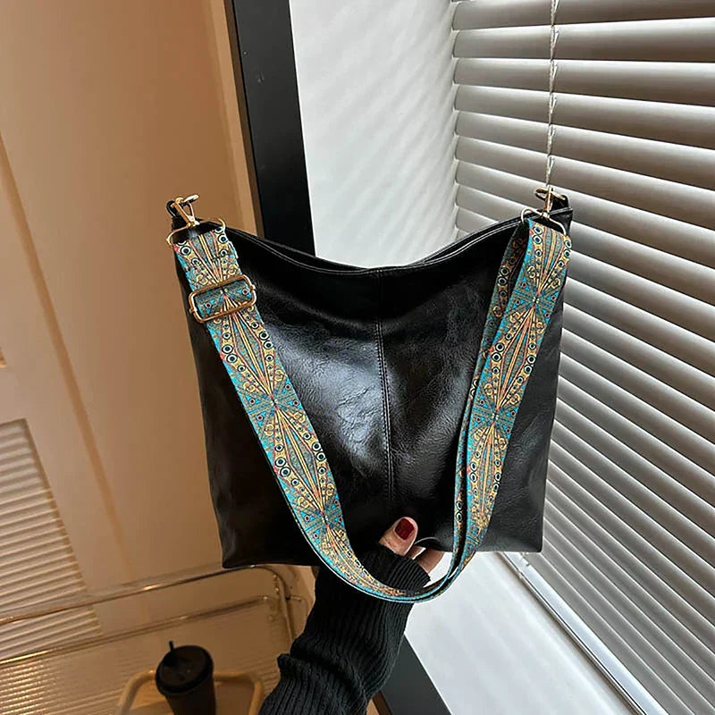 Fashion Bag Patterned Strap