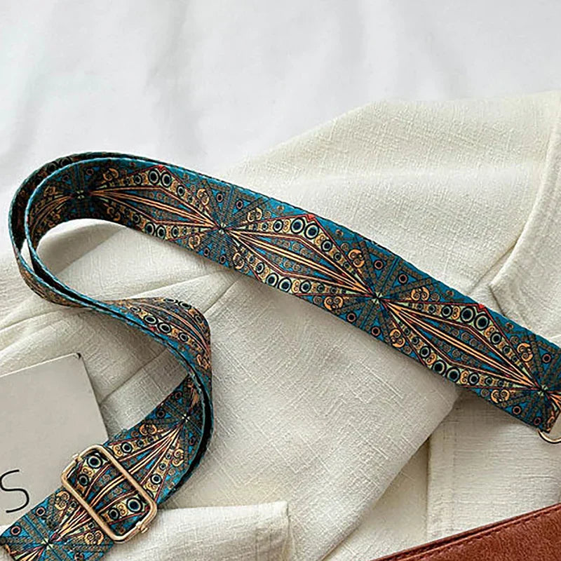 Fashion Bag Patterned Strap