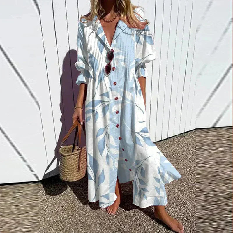Boho Maxi Dress Lace Flowy