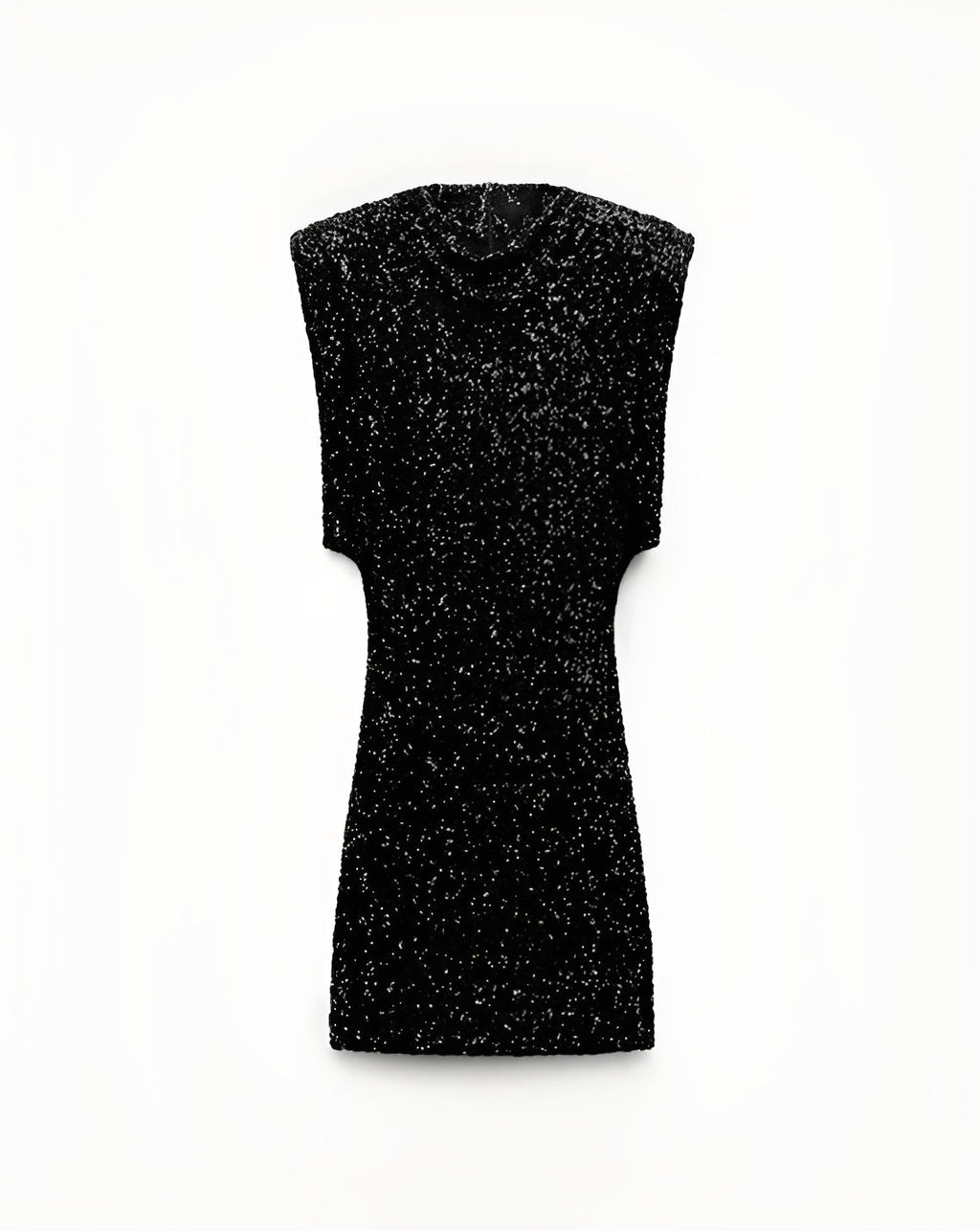 Womens Glitter Sequin Mini Dress Bodycon