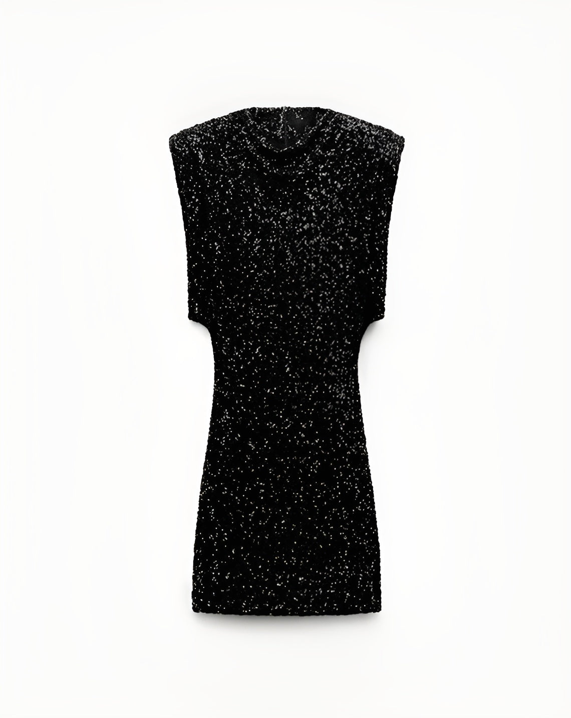Womens Glitter Sequin Mini Dress Bodycon
