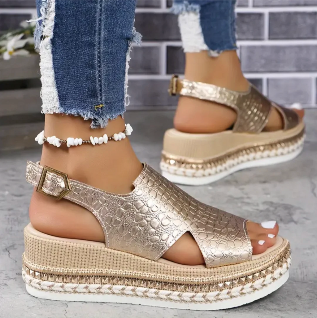 Orthopedic Metallic Sandals