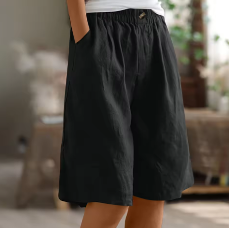 Comfort Shorts Elastic Waist Relaxed Fit