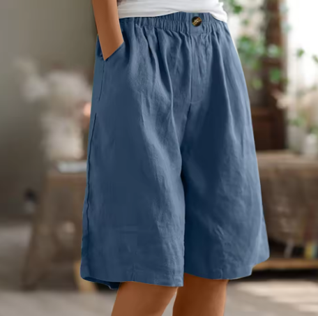 Comfort Shorts Elastic Waist Relaxed Fit