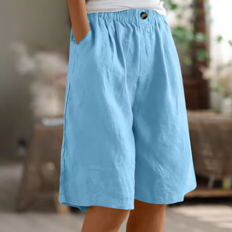 Comfort Shorts Elastic Waist Relaxed Fit