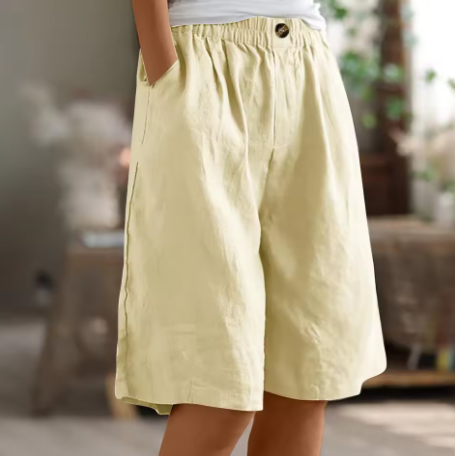 Comfort Shorts Elastic Waist Relaxed Fit