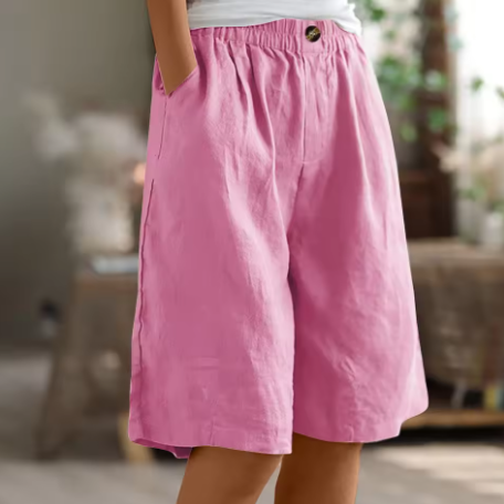 Comfort Shorts Elastic Waist Relaxed Fit