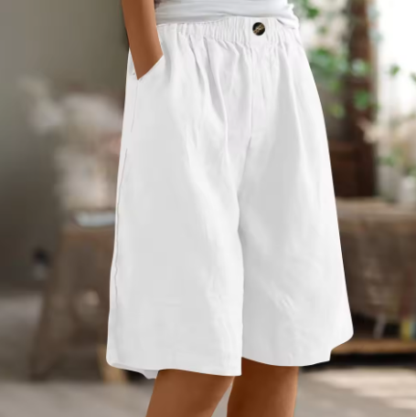 Comfort Shorts Elastic Waist Relaxed Fit