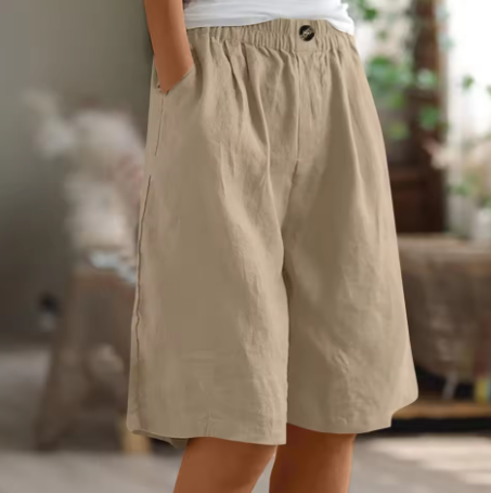 Comfort Shorts Elastic Waist Relaxed Fit