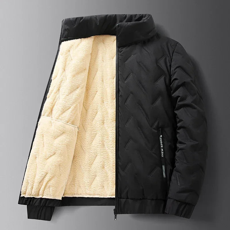 Men's Ski Jacket Classic Fit Winter Outerwear Hooded
