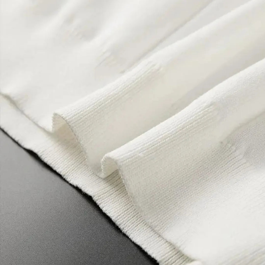 Mens Slim Fit Polo Vertical Ribbed