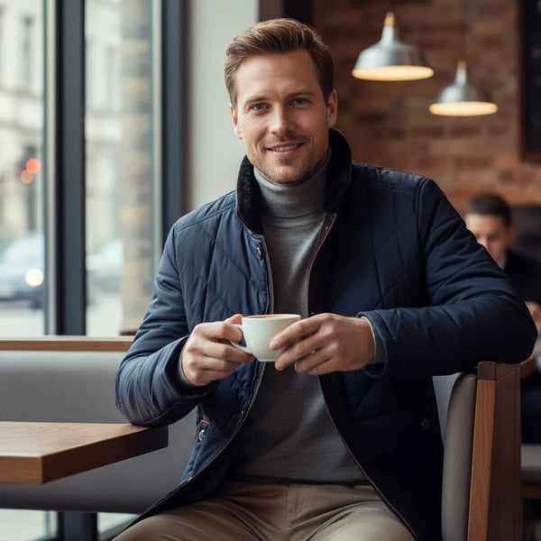 Timeless. Warm. Effortless style.
The jacket every man needs this winter.