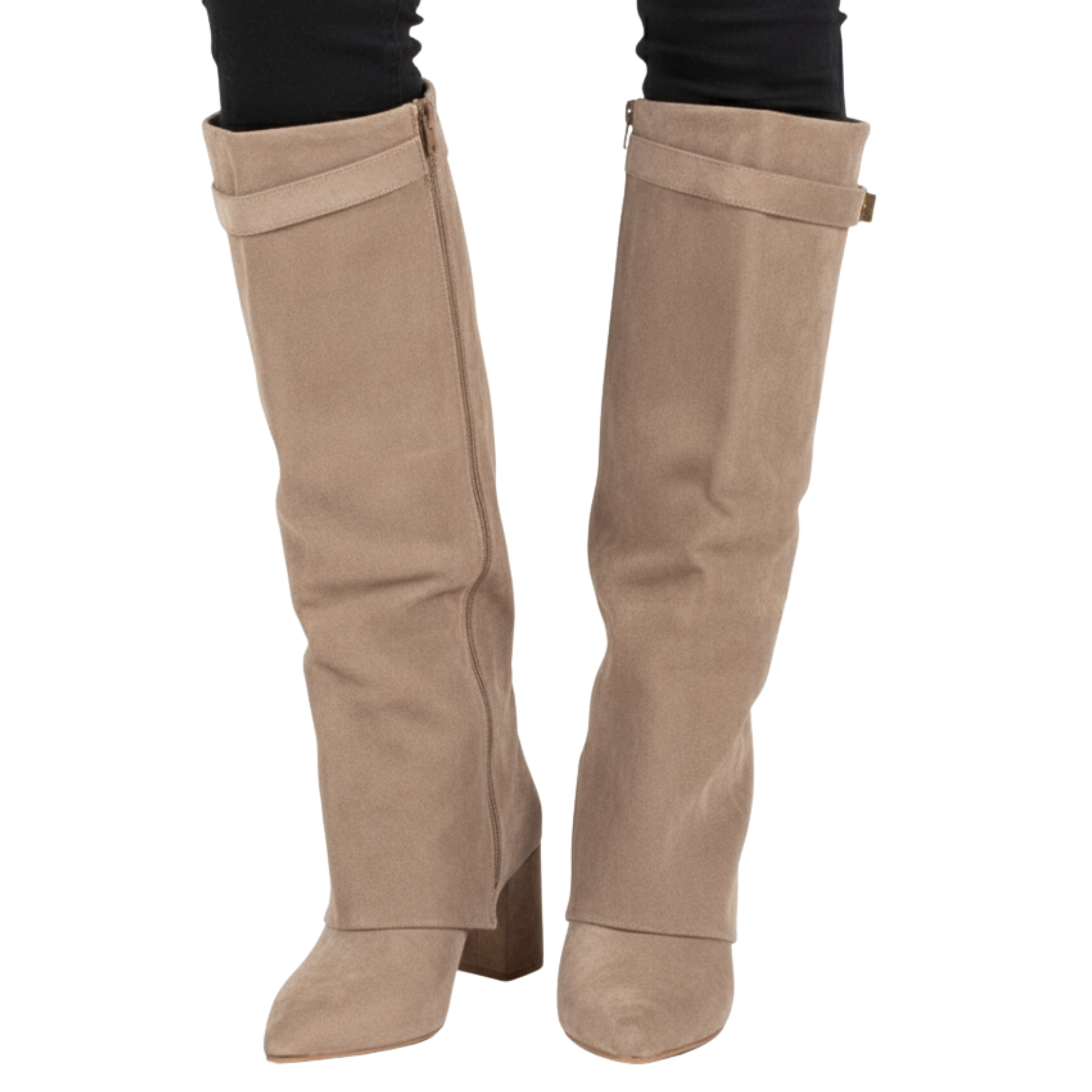 Womens Suede Knee High Boots