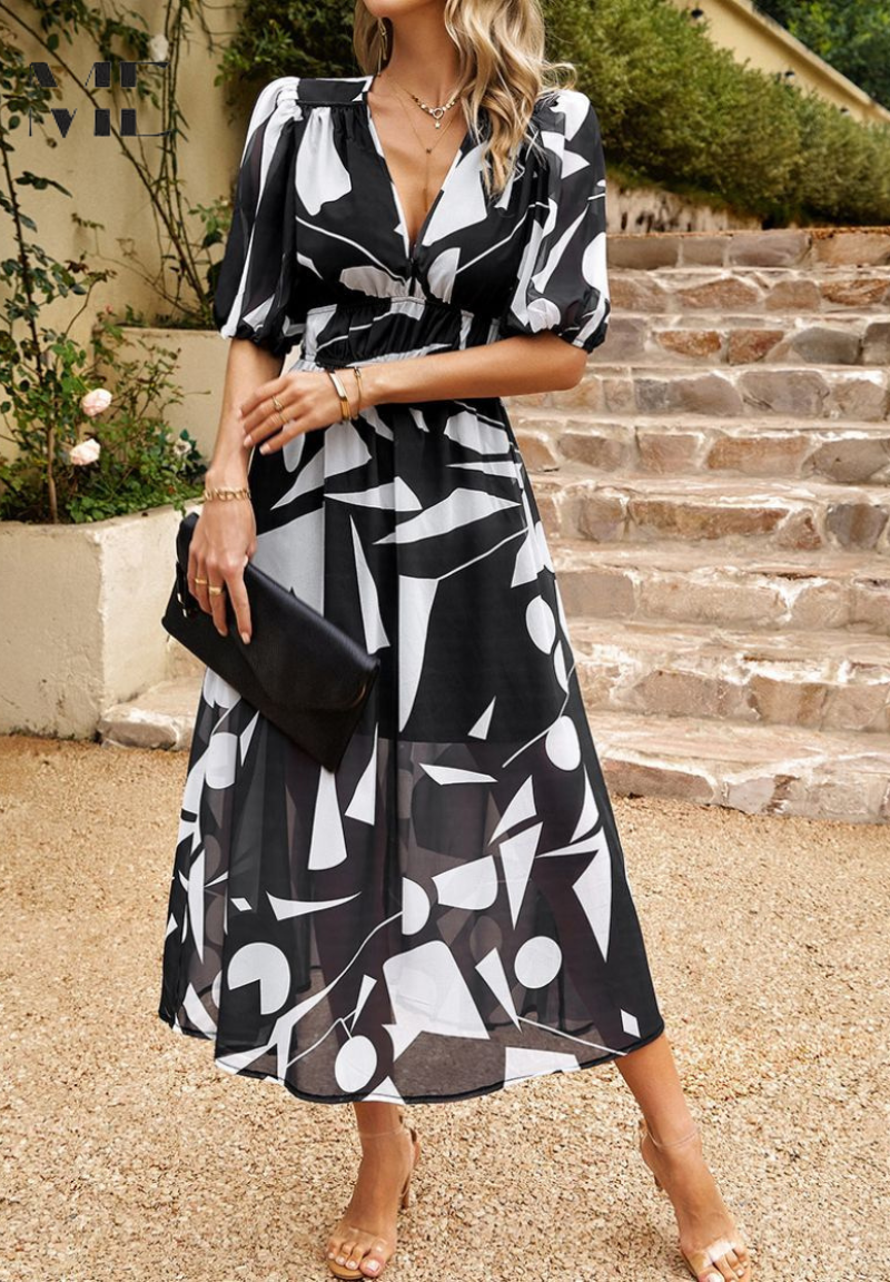 Floral Dress Relaxed Fit Summer