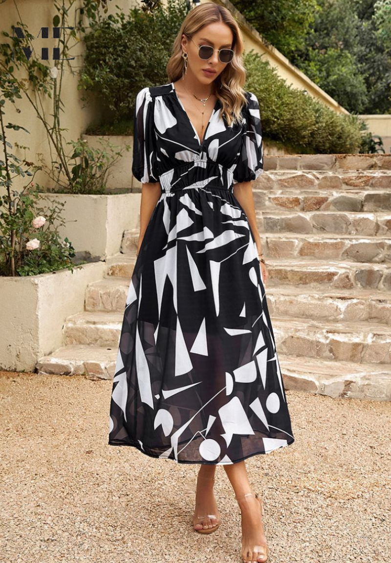 Floral Dress Relaxed Fit Summer
