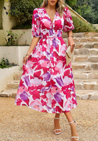 Floral Dress Relaxed Fit Summer