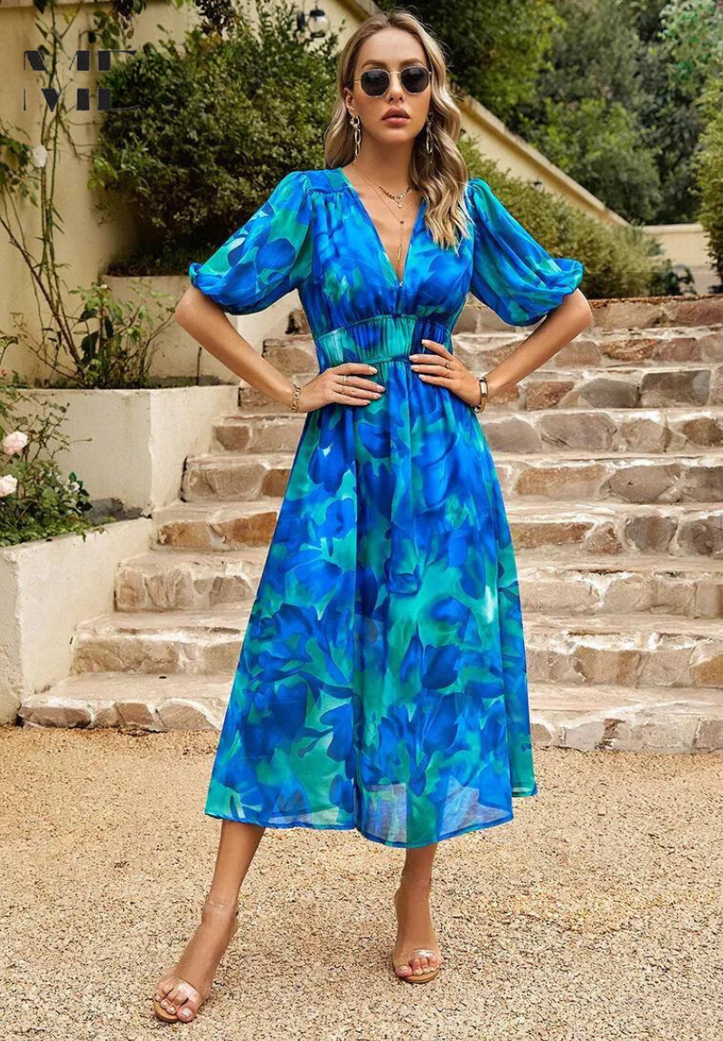 Floral Dress Relaxed Fit Summer