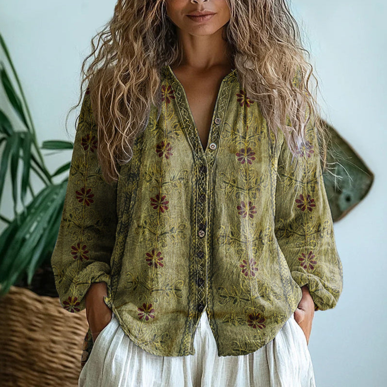 Elegant Blouse Tailored Shirt Silhouette Long Sleeve