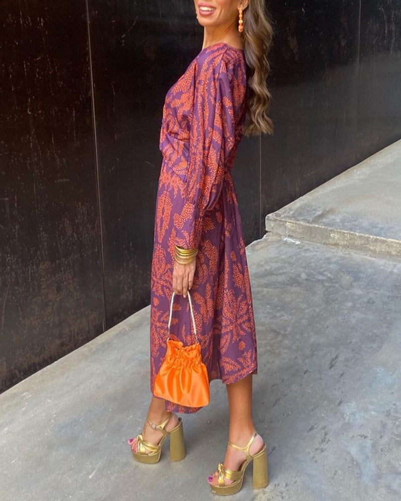 Wedding Guest A-Line Maxi Dress