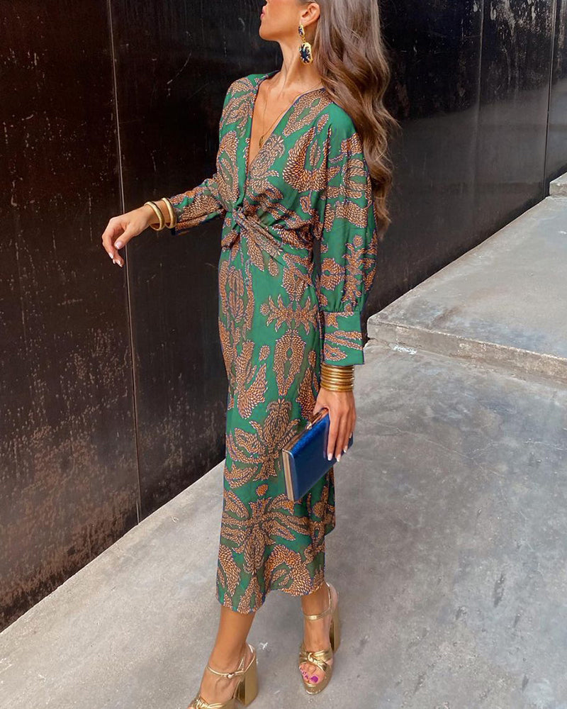 Wedding Guest A-Line Maxi Dress