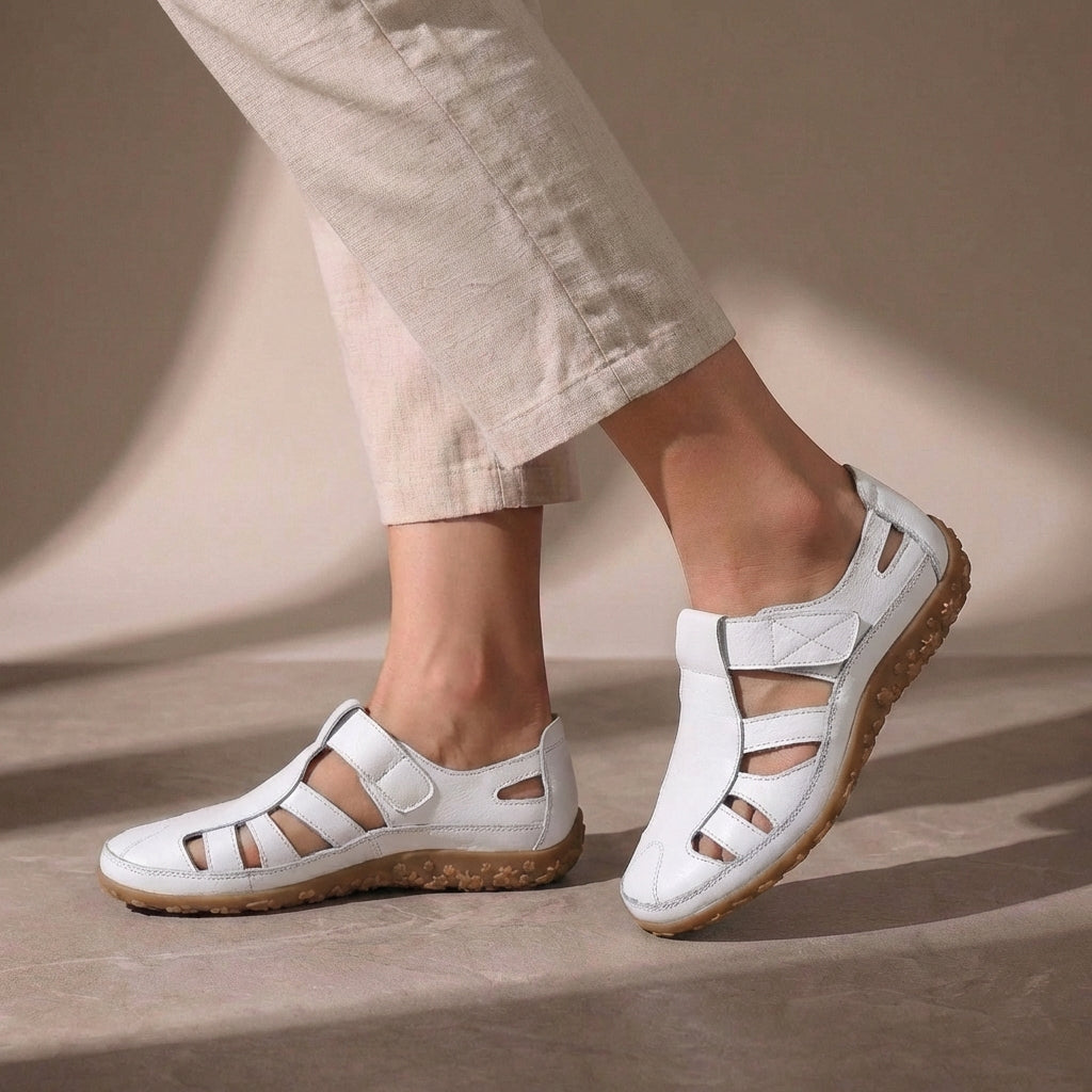 Orthopedic Sandals Adjustable Strap Closed Toe