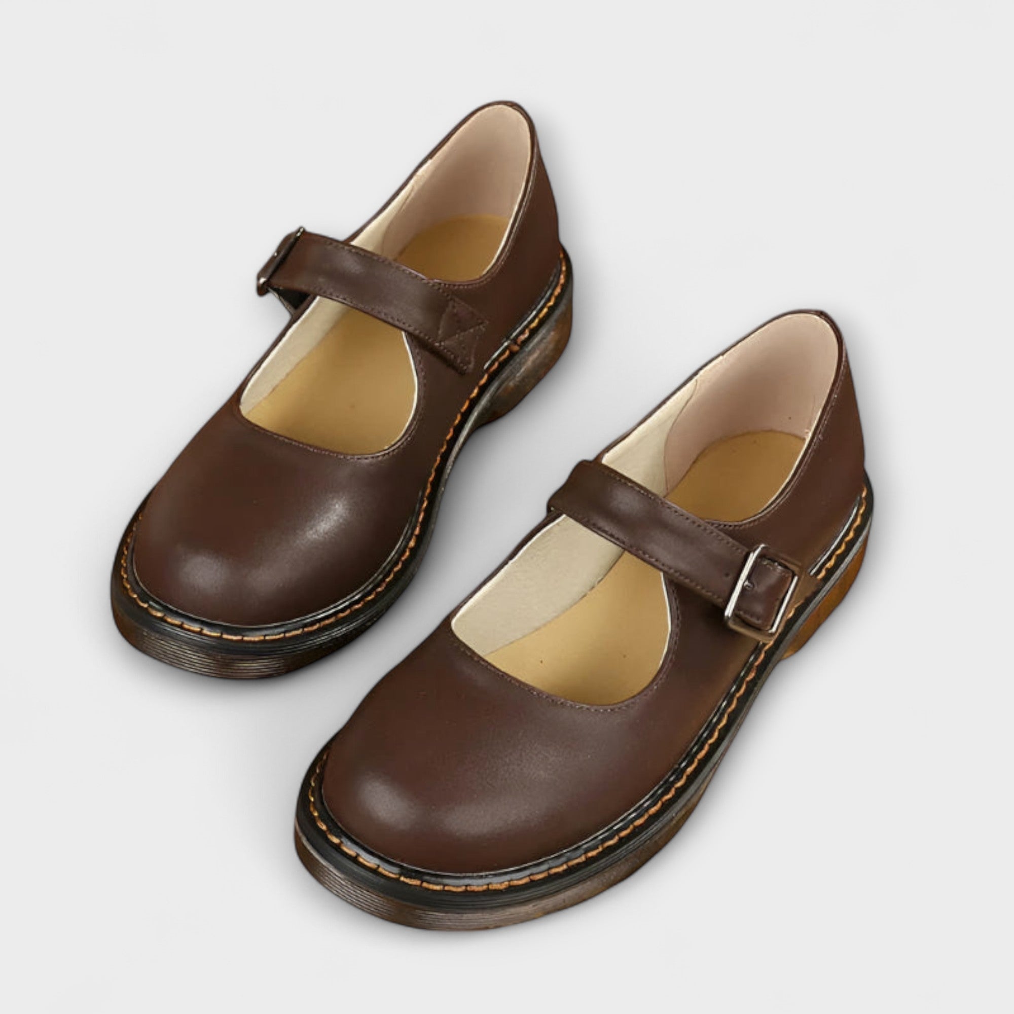 Classic Mary Jane Shoes Buckle Strap