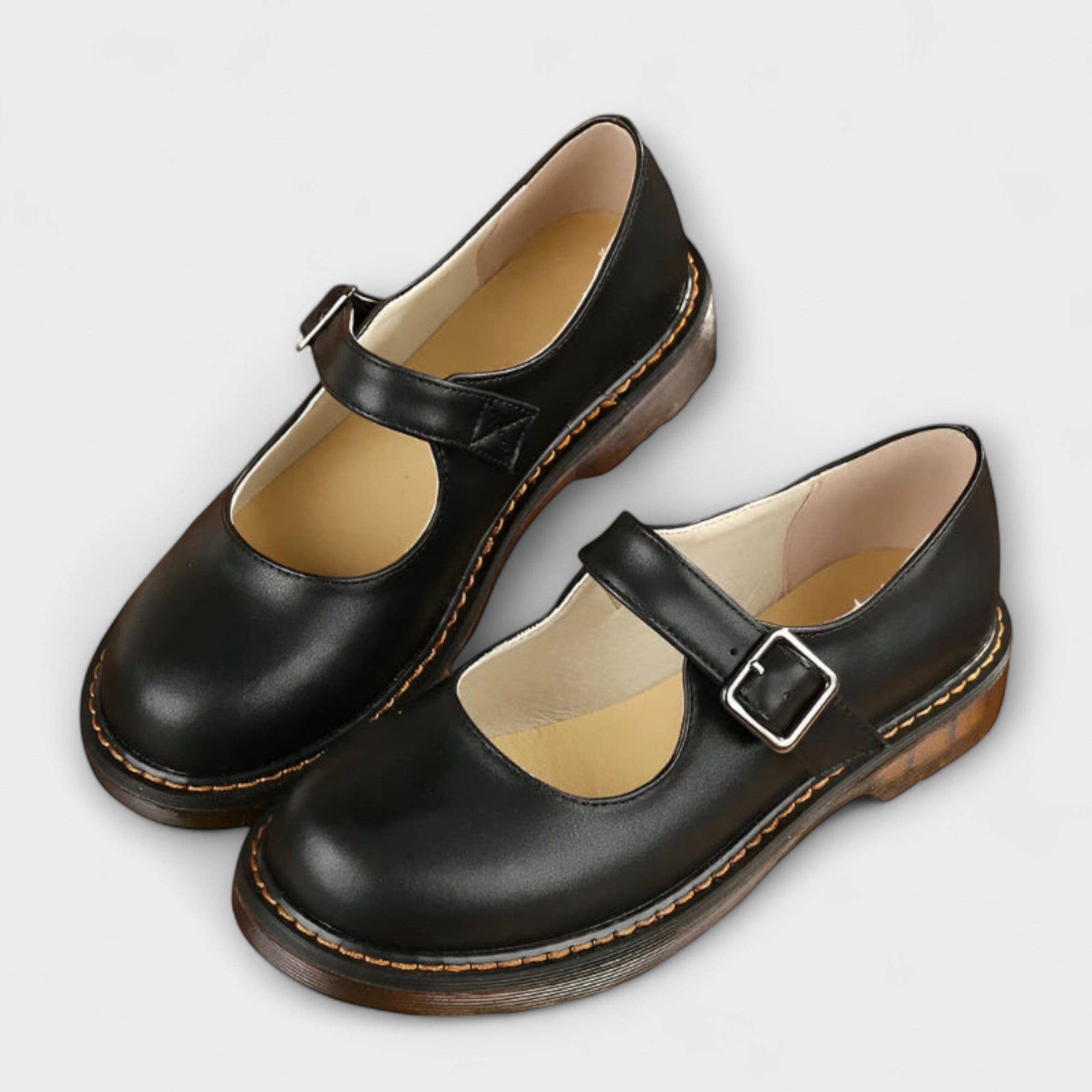 Classic Mary Jane Shoes Buckle Strap