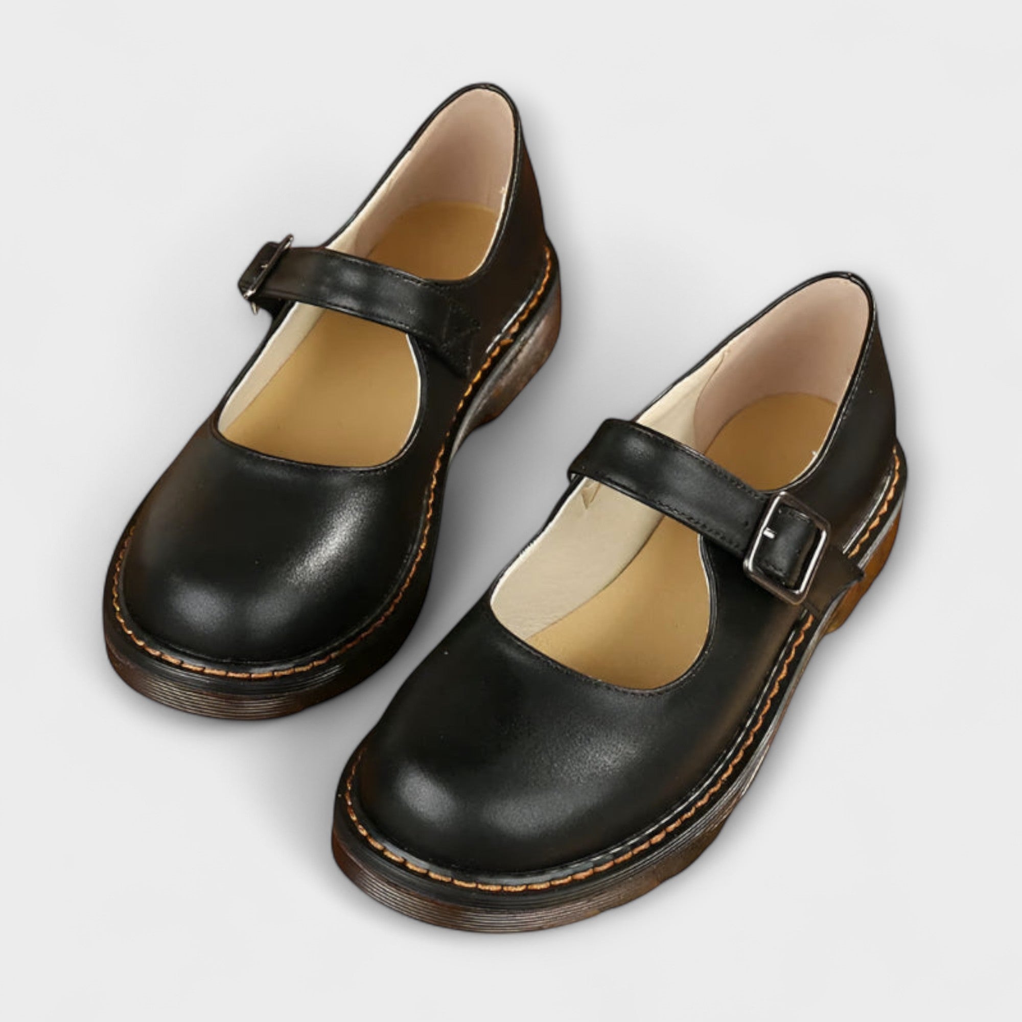 Classic Mary Jane Shoes Buckle Strap