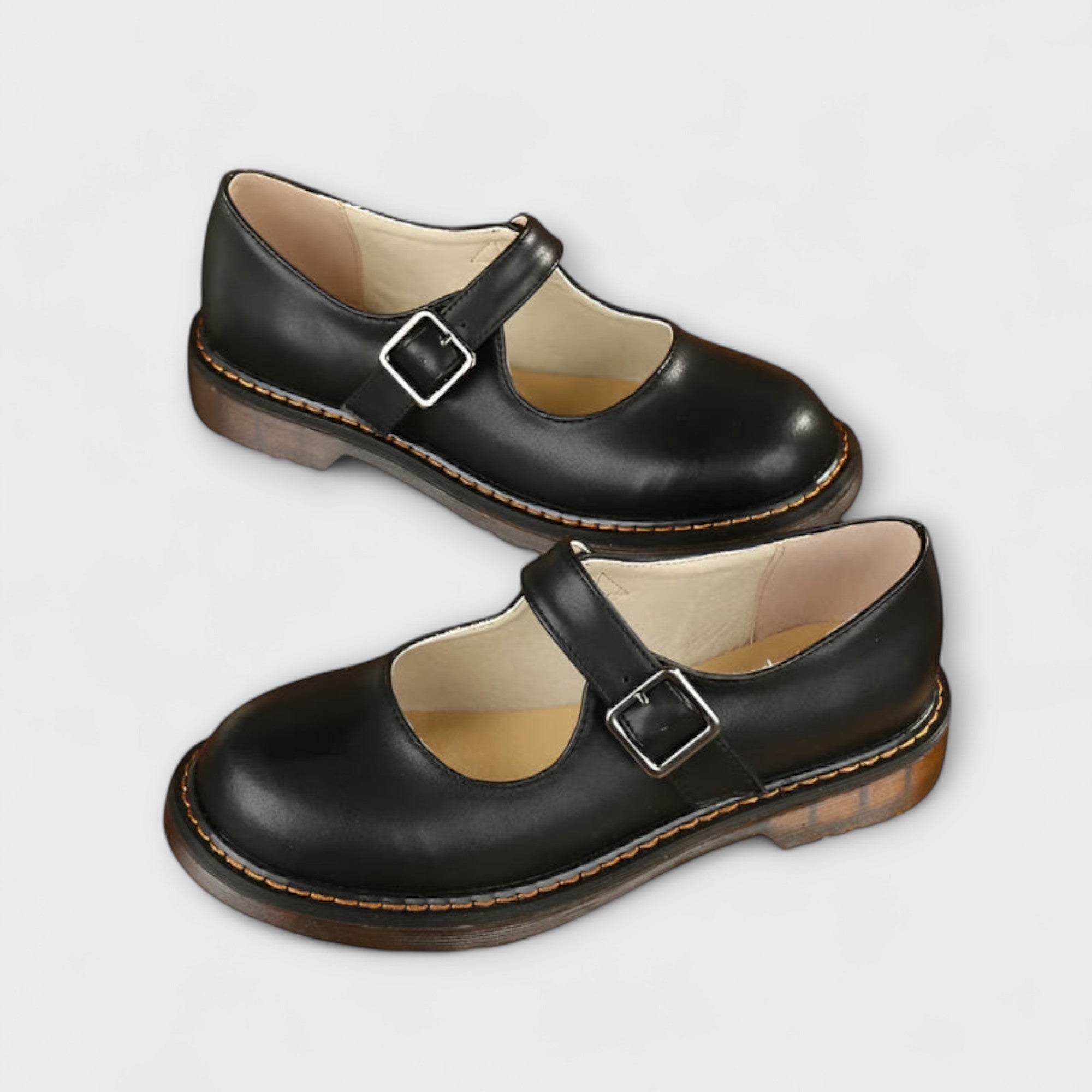Classic Mary Jane Shoes Buckle Strap