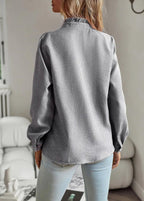 Elegant Cotton Sleeve Top